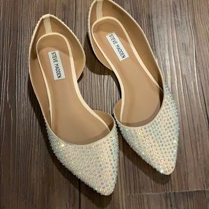 Steve Madden flats glitter